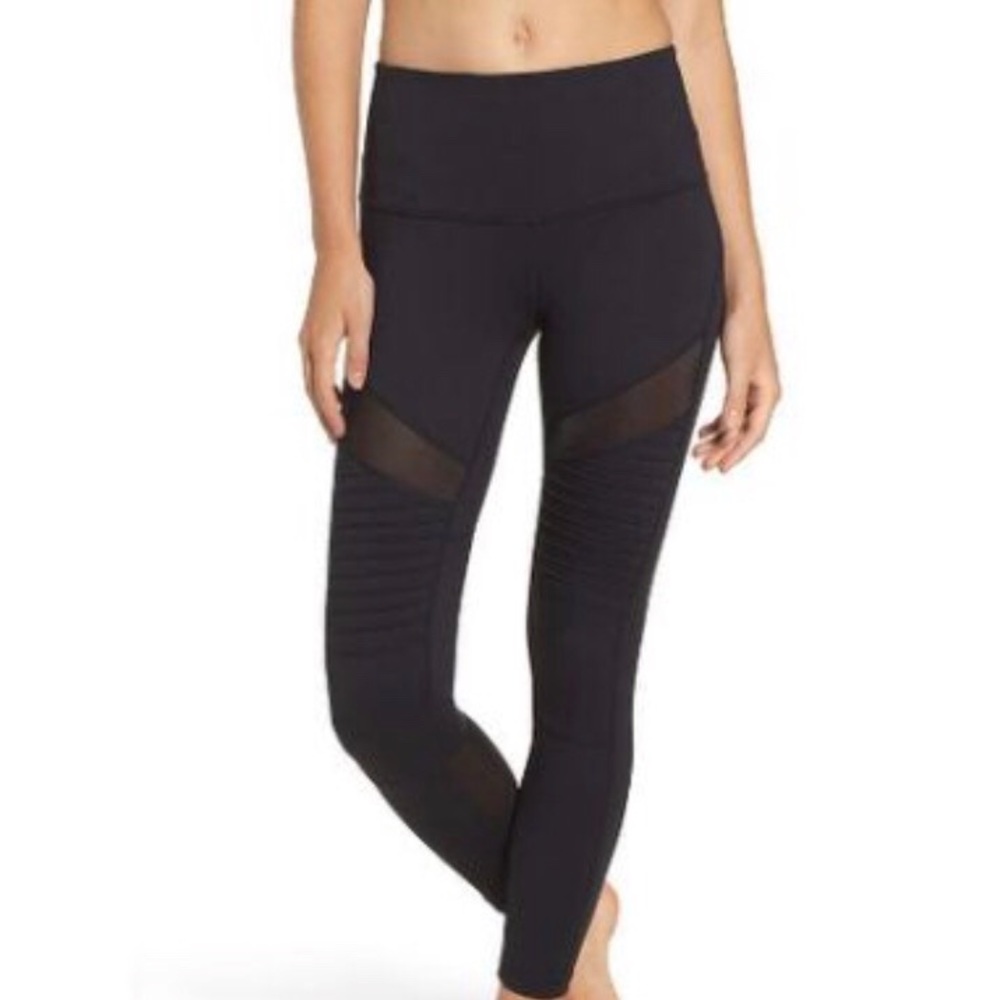 Zella High Waist Moto Ankle Leggings
